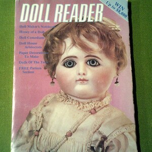 Doll Reader Magazine - The Ultimate Authority - October 1987 - Vintage Doll Magazine  - Doll Collector - Doll Maker