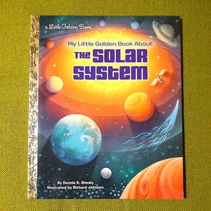 Mein kleines goldenes Buch über das Sonnensystem von Dennis R. Shealy - A Little Golden Book - Kleines goldenes Buch - Pre-Loved Kinderbuch