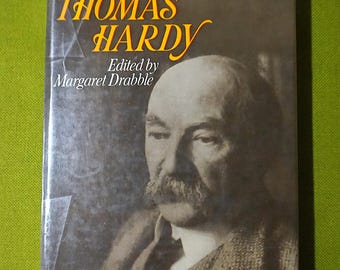 El genio de Thomas Hardy, de Margaret Drabble - Tapa dura vintage de 1976 - Libro de biblioteca