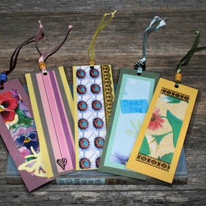 Bookmarks - Mixed collection of 5 Bookmarks with a Feminine Theme...