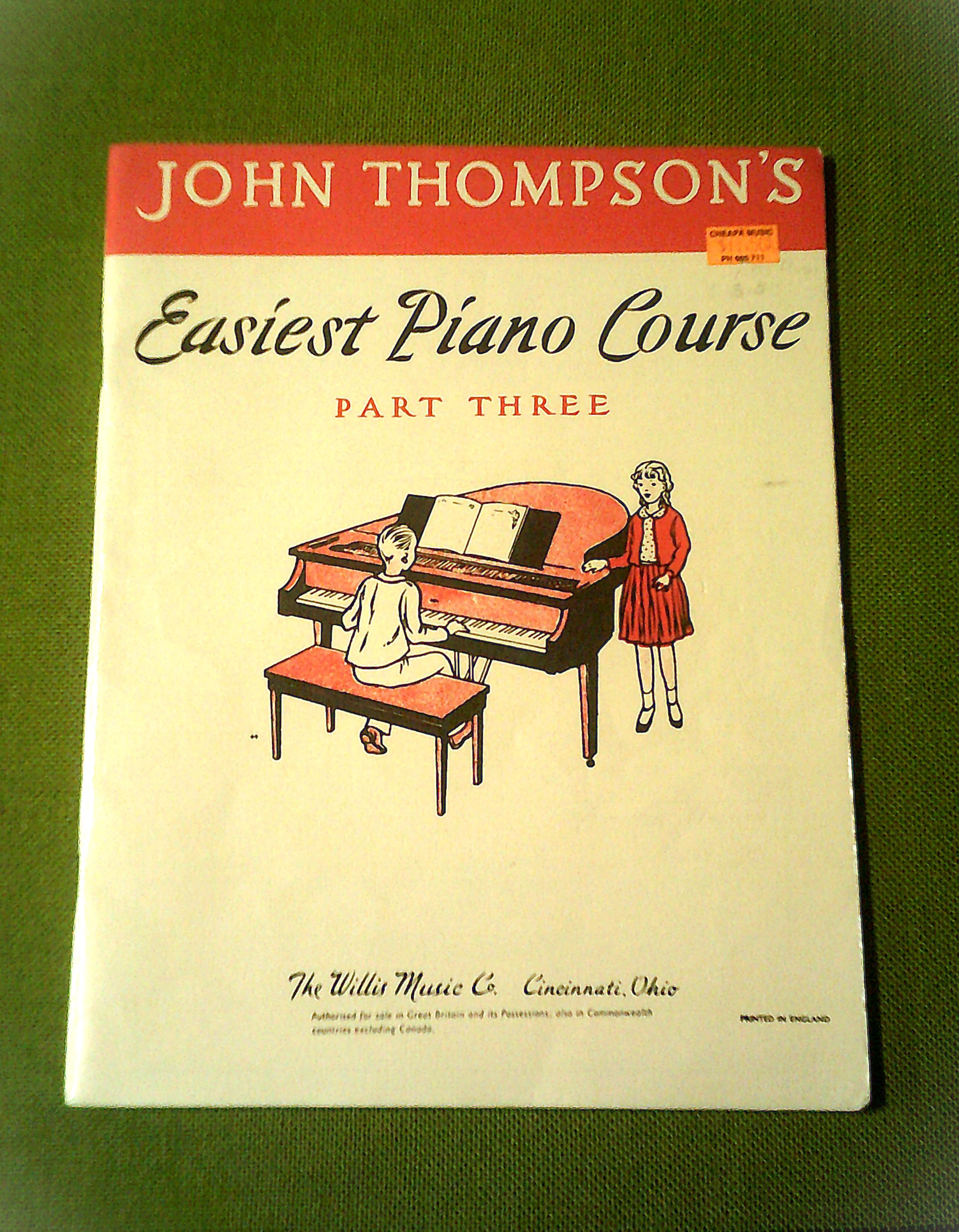 Piano John Thompson - Etsy Singapore