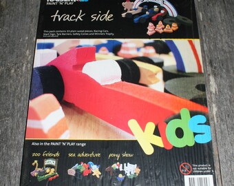 Track Side - Kaisercraft - Wooden Cut Out Toys - Paint 'n' Play