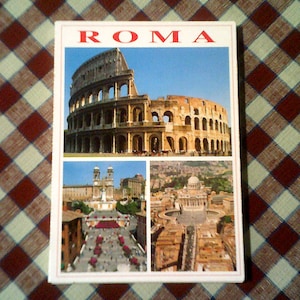 Roma Souvenir Postkartenbuch - Vintage Souvenirbuch der Roma - 18 Postkarten Souvenir Leporello