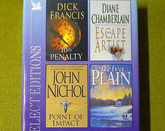 Reader's Digest Select Editions - Dick Francis - John Nichol - Diane Chamberlain - Belva Plain - 1998 Vintage Pre-Loved Hardcover
