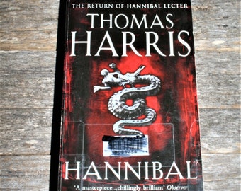 Hannibal By Thomas Harris - 2000 Vintage Paperback - Pre-Loved Novel - Ex-Library Book