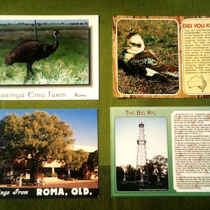 Cartes postales de Rome, Queensland, Australie - Outback Queensland - Cartes postales vintage des années 1990
