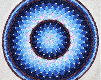 PATTERN - Inner Child Mandala - Crochet Mandala Pattern PDF - Easy Crochet Pattern