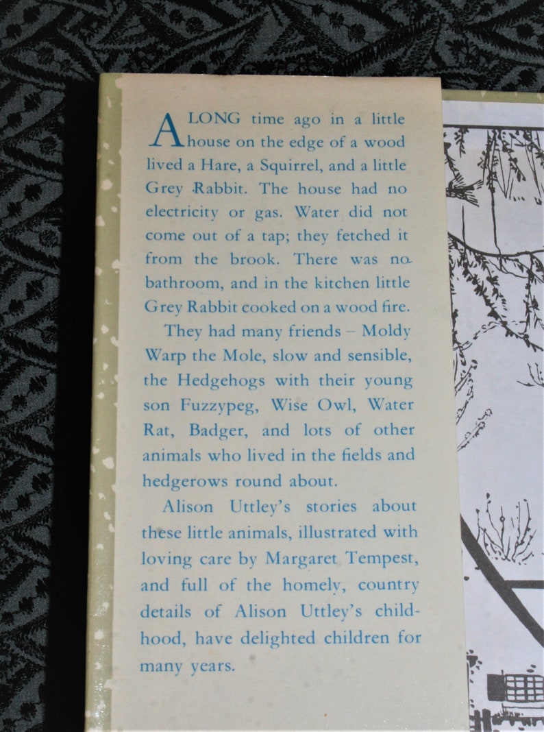 Little Grey Rabbits Christmas Par Alison Uttley et Margaret Tempest 1982 vintage Hardcover Christmas Childrens Book Pre-Loved Book image 5