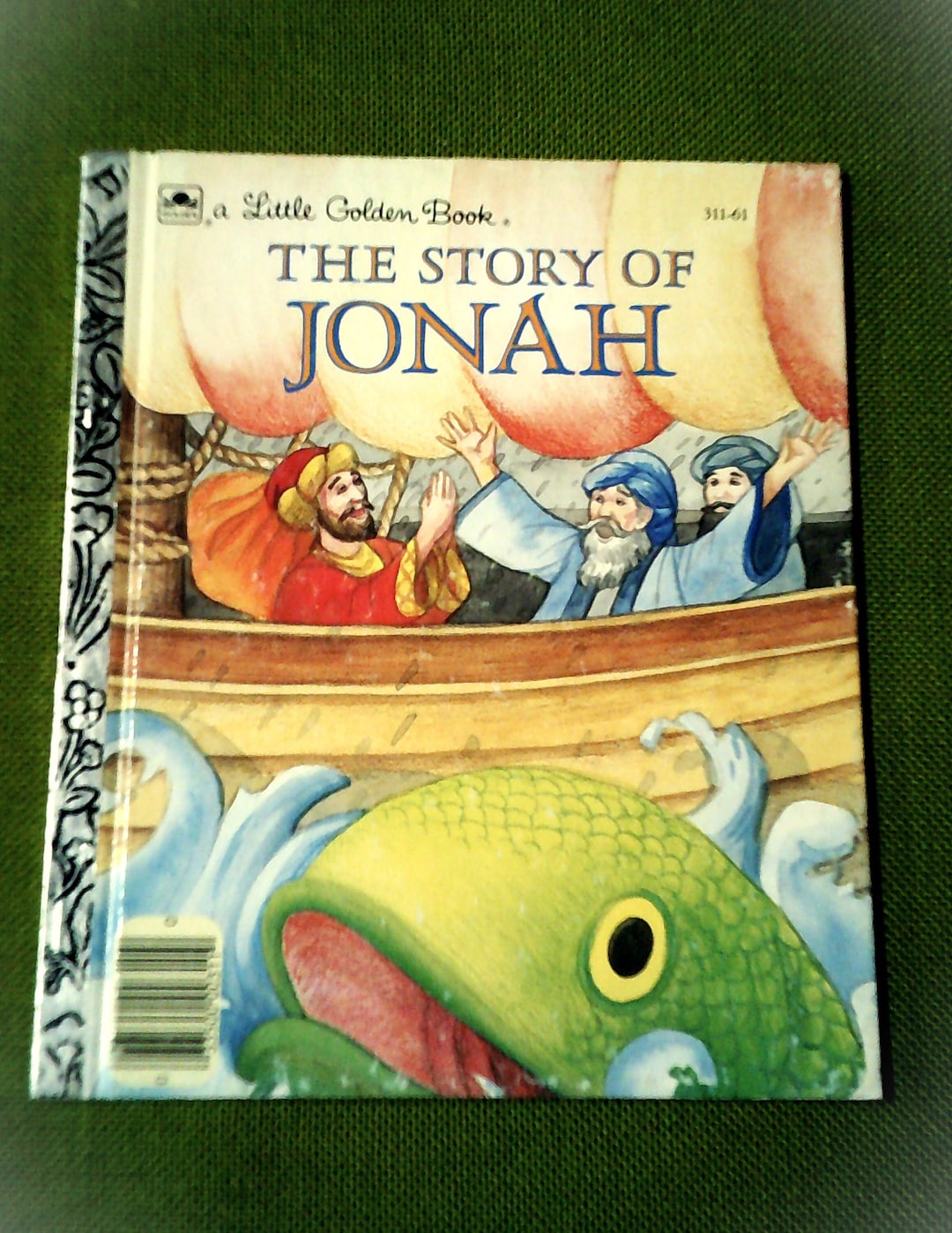 The Story of Jonah by Pamela Broughton - A Little Golden Book - 1986 ...