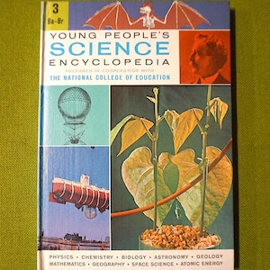 Young People&#39;s Science Encyclopedia - Ba To Br - Volume 3 - 1968 Vintage Science Reference Book - Pre-Loved Hardcover