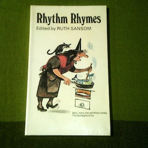 Rhythm Rhymes by Ruth Sansom - Lively Activity Rhymes For Young Children - 1974 Pre-Loved Vintage Paperback Children&#39;s Book