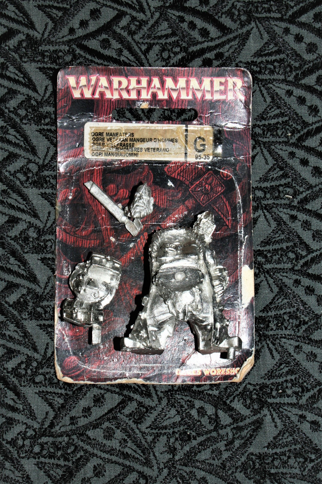Warhammer Fantasy – Chaos Giant Ogre Standard Bearer – Alfiere Orco Su Blister Sigillato - Foto 5