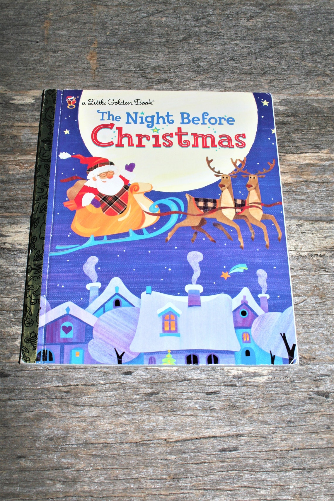 The Night Before Christmas A Little Golden Book 2001 - Etsy