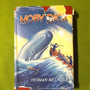 Moby Dick Or The White Whale By Herman Melville - Whale Adventure Story - Dean & Son LTD - Dean&#39;s Classics