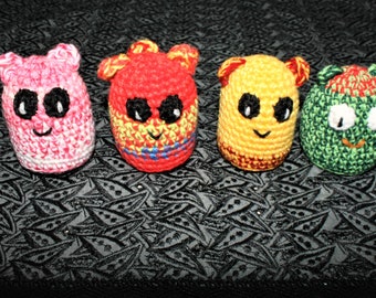 CLEARANCE - Little Scrappy Critters - Crochet Critters - Amigurumi Critters - Small Gift