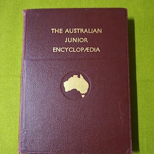 Enciclopedia Infantil Australiana - Volumen 1 - Enciclopedia Infantil Antigua - Libro Educativo - Tapa Dura Antigua de 1962