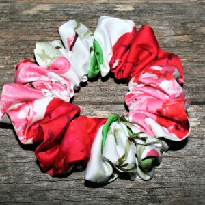 Bright Scrunchie - Generous Size - Pretty And Colourful Scrunchie - Large Hair Scrunchie Elastic
