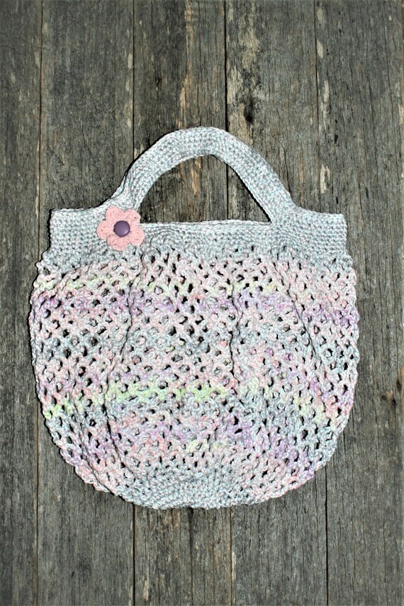 etsy crochet market bag