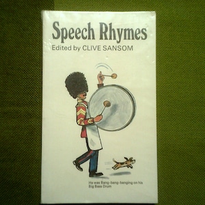 Speech Rhymes By Clive Sansom - Educational Rhymes - For Young Children - 1974 Pre-Loved Vintage Paperback Children&#39;s Book