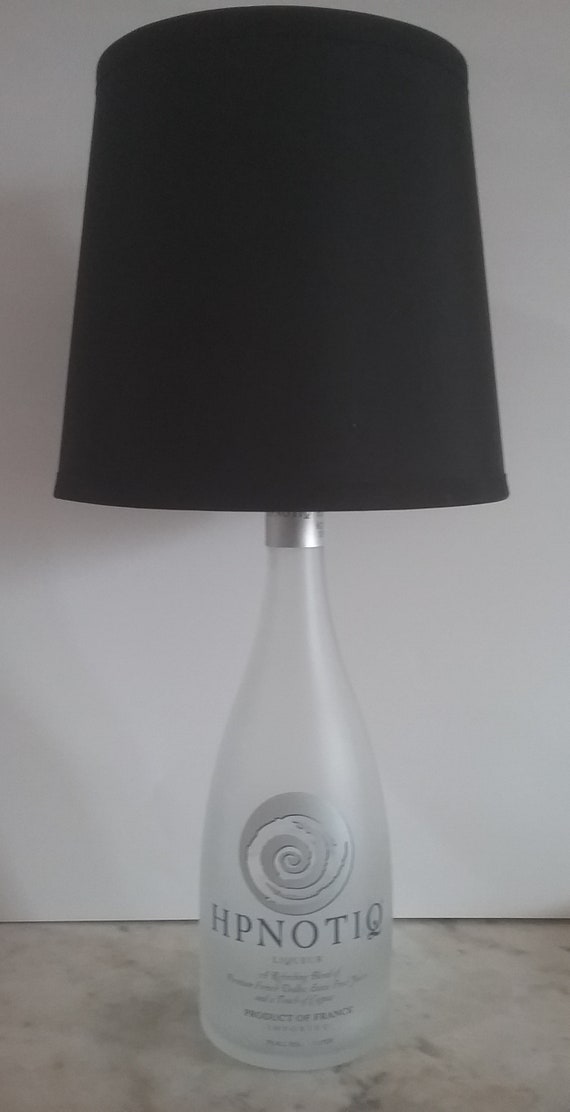 bottle table lamp