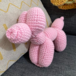 Balloon dog crochet