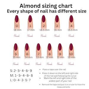 Medium Almond Nail, Pop Art Nails, Colourful Nails, 10 Pcs - Etsy