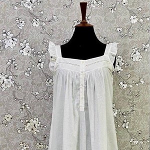 SoieRose 100% Cotton Victorian Nightgown - SR-1002