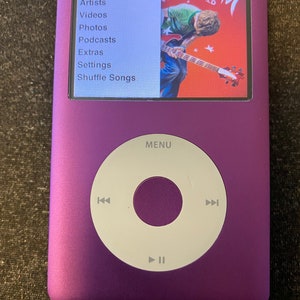 Custom Built iPod Classic 7th Generation 2TB SDXC Tarkan Board Purple