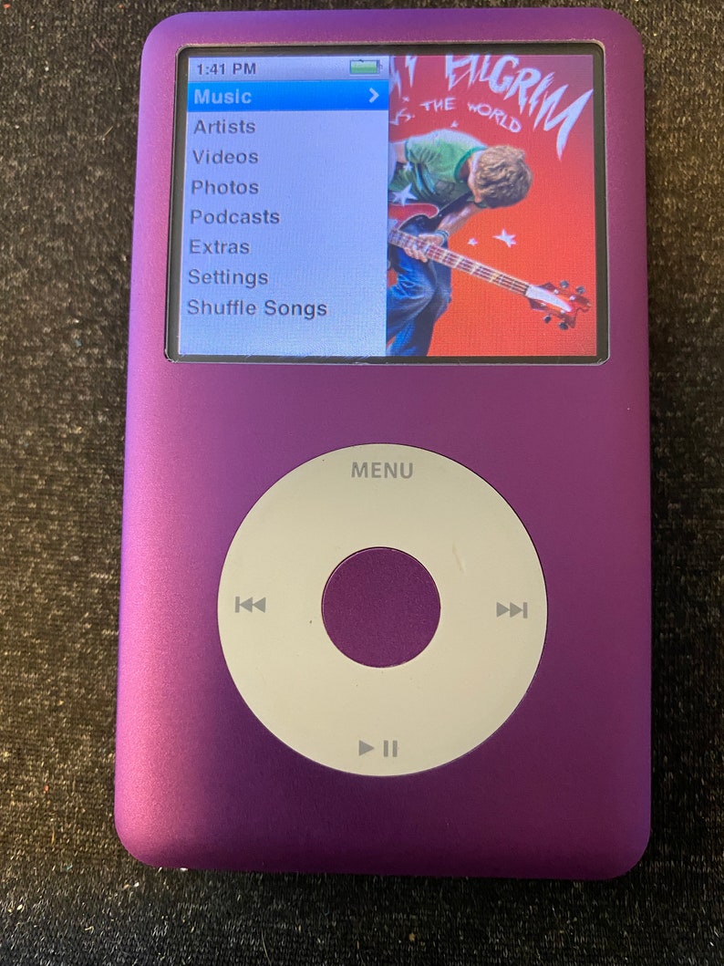 Custom Built iPod Classic 7th Generation 2TB SDXC Tarkan Board Purple