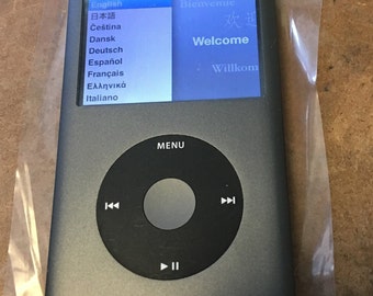 Custom 512GB-2TB Alĺ Blue Ipod Classic 7th Gen - 3000mah