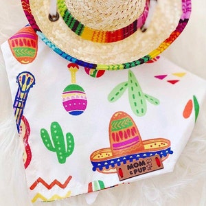 Pañuelo para perros - Bandana mexicana, pañuelo para perros niño, pañuelo para perros niñas, pañuelo para cachorros, corbata en pañuelo, pañuelo para perros grandes, pañuelo para gatos, pañuelo para mascotas