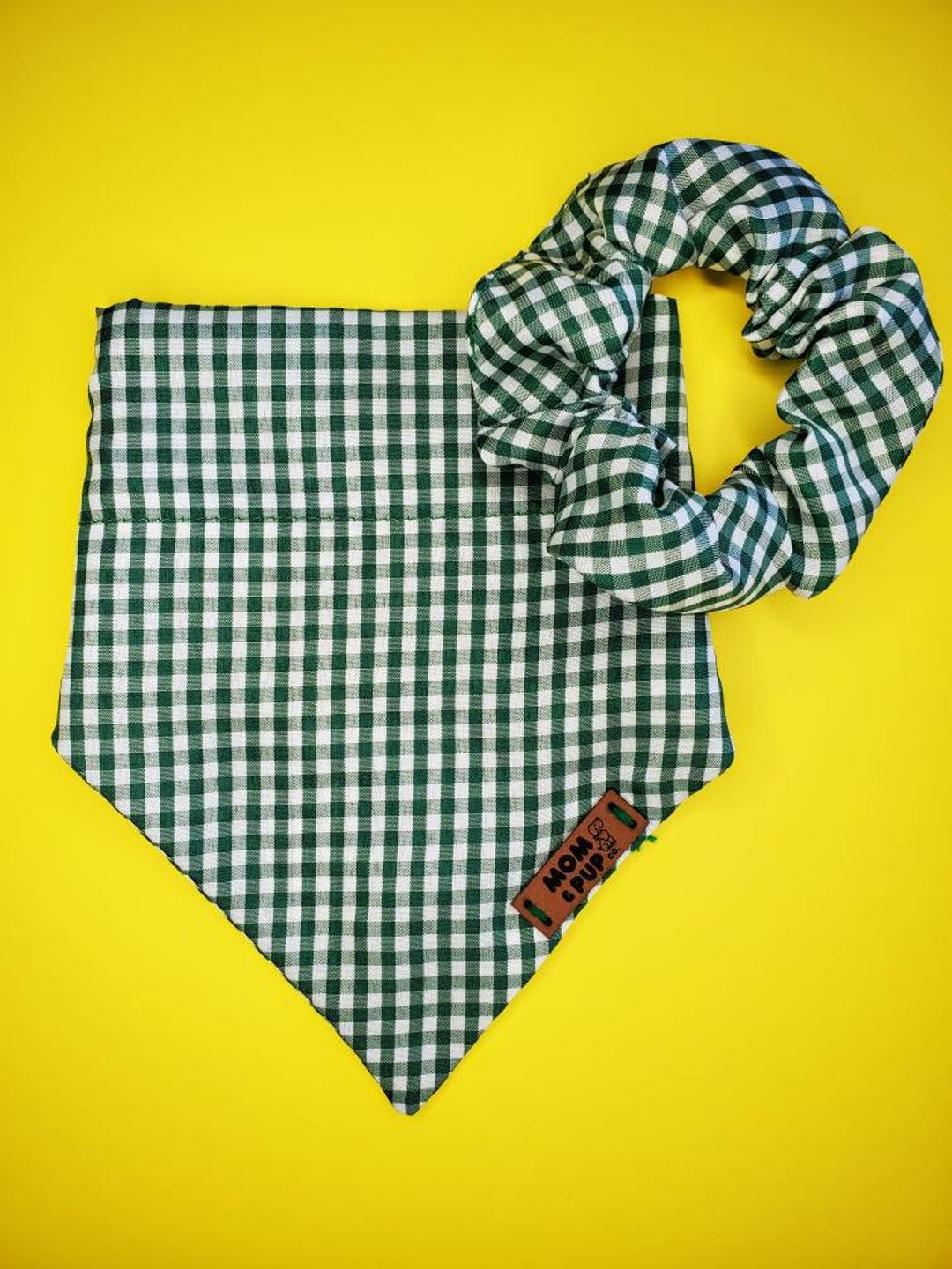 Over the Collar Dog Bandana and Scrunchie Set Dog Bandana Etsy