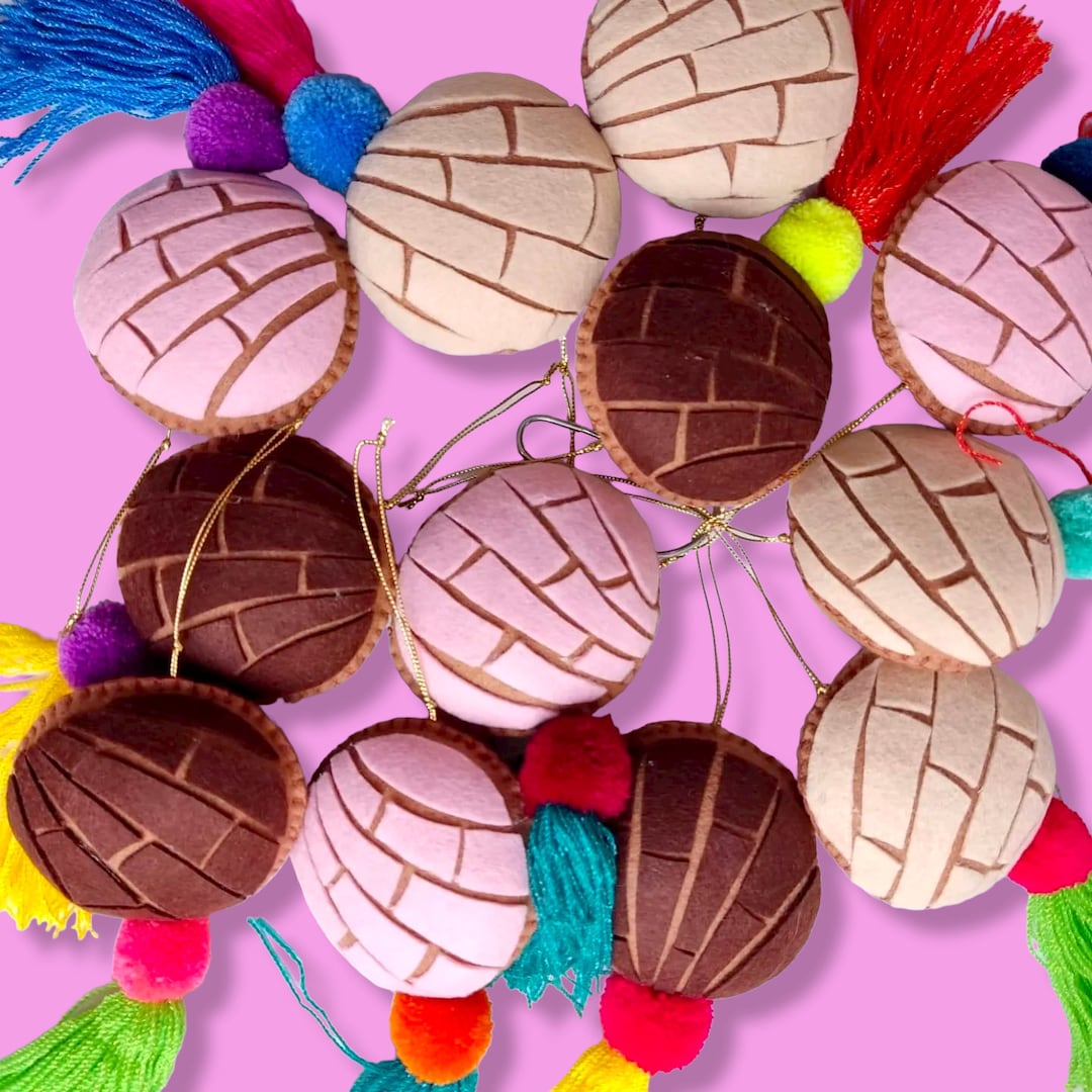 Mexican Christmas Ornaments Felted Christmas Ornaments Set Etsy