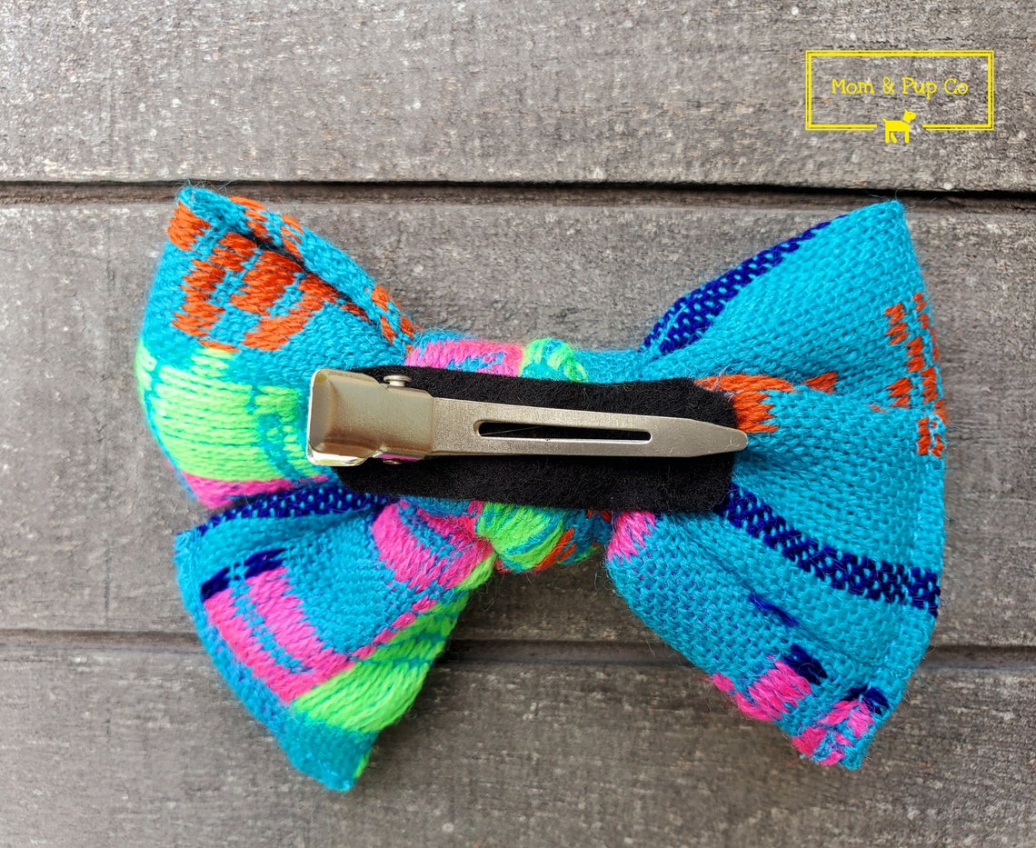 Dog Headbands and Clip on Bows // dog bow band bowtie cat Etsy