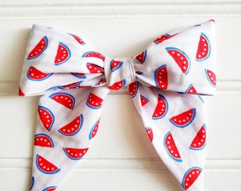 Dog Bow ties and Clip on Bows - 4th of July accessories, cat bow, dog bow hair clip, dog bowtie, bow for dogs, bowtie, dog collar bowtie