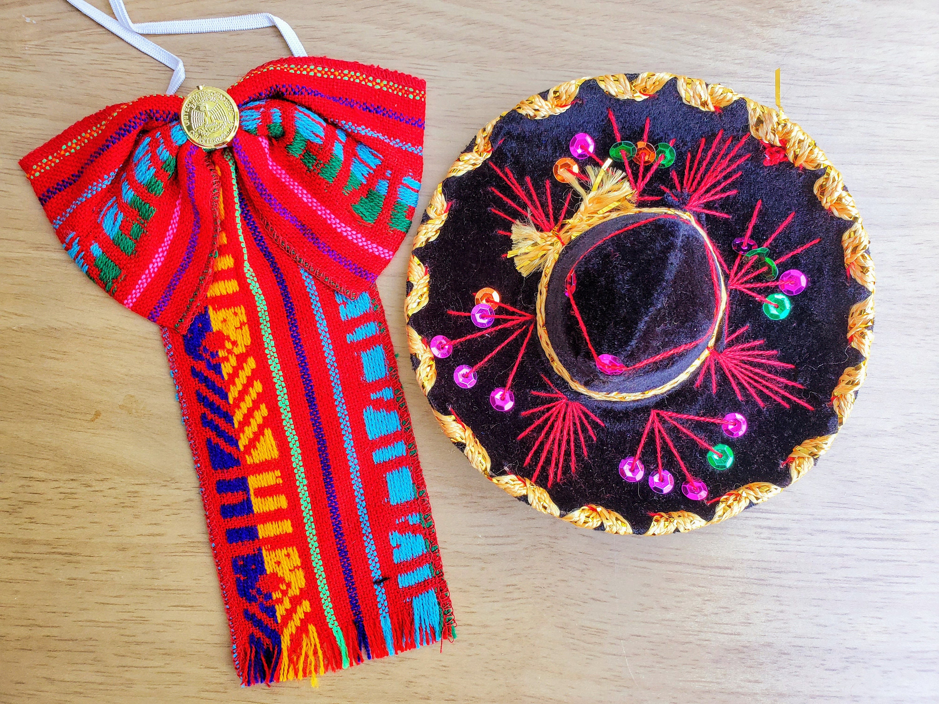 Dog Costume - Mariachi Dog Costume, Halloween Cat Hat, Mexican Party Favors, Cinco De Mayo Gifts