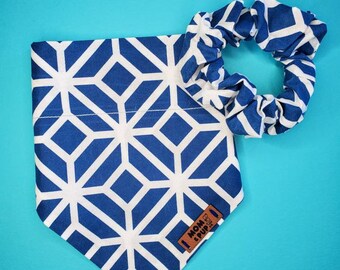 Conjunto de bandana e elástico sobre a coleira para cachorro – bandana para cachorro, bandana para cachorrinho, bandana para cachorro pequeno, bandana para cachorro menina, bandana para cachorro menino, queda de cachorro