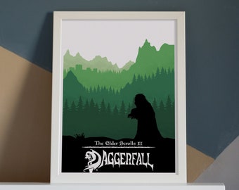 For Him A3 Video Game Art Minimalist For Her Video Game Poster Gaming Gift The Forest Game Poster Print A4