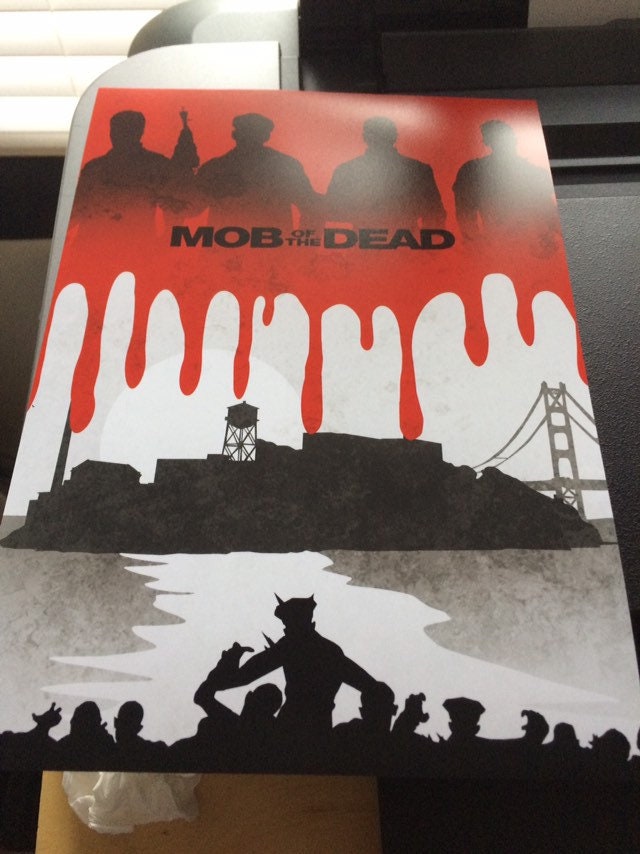 Call Of Duty Zombies Mob Of The Dead Poster Print Nazi Etsy