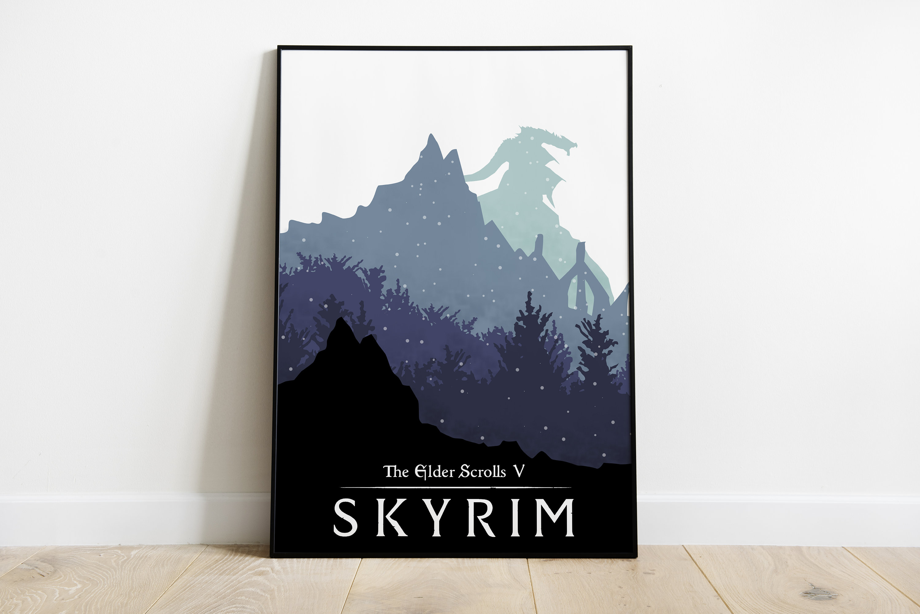 Skyrim poster on sale