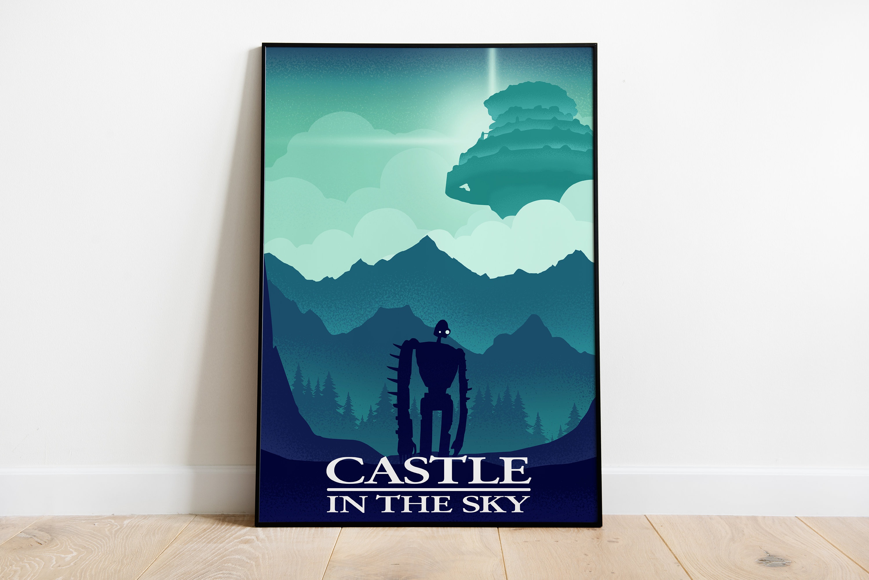 Castle in the Sky Poster - Studio Ghibli Anime Poster 01 - High Quality  Prints 11x17