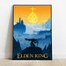 Elden Ring Poster Print, Video Game Poster Art, Gaming Gift, Dark Souls, Minimalist, A4, A3
