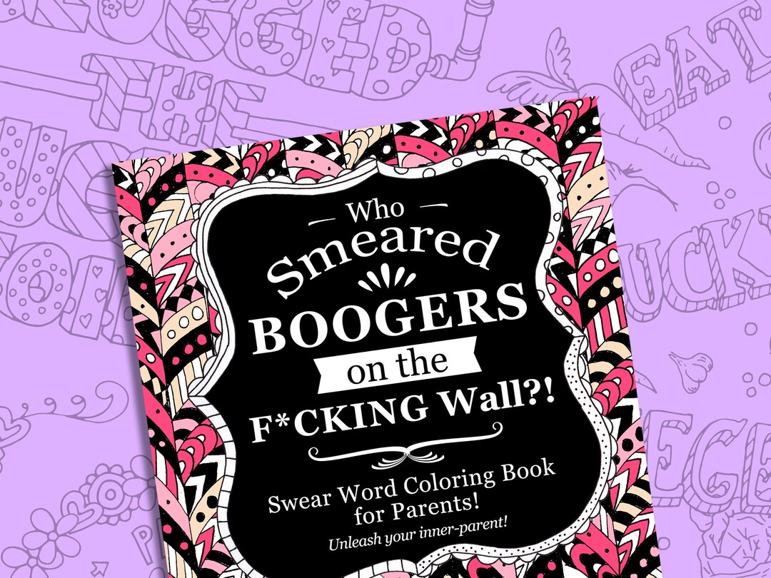 For Parents Only! Swear Word Adult Coloring Book: - DIGITAL PDF ...