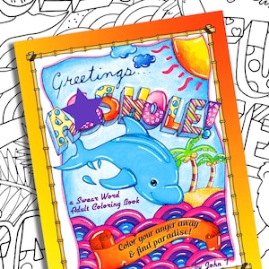 Greetings....A**hole - Swear Word Adult Coloring Book [Printable]