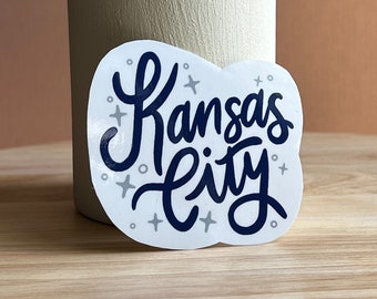 Kansas City | Boho waterbottle/laptop sticker | Sticker | KC | Local Sticker | City Sticker | Handmade