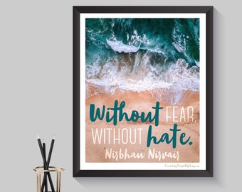 Without Fear, Without Hate – Waves poster