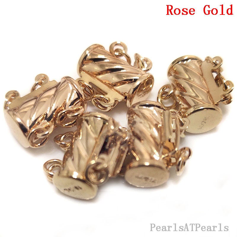18x22mm Gold Filled Twister Necklace Shortener Clasp 