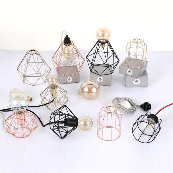 Mengjay Plafoniera Industriale Vintage Lampada A Sospensione Da - Foto 3