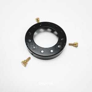 Black 43mm Uno Shade Fitter Adaptor for 2.25in (57mm) Necked Lamp Shade - Lamp Parts For DIY Hanging Pendant Light Projects
