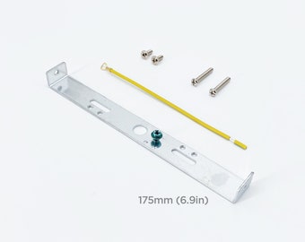 6.9in (175mm) Crossbar Bracket With Ground Wire Kit for Ceiling Canopies - DIY Lighting Lamp Parts - Pendant Light Fixture Components